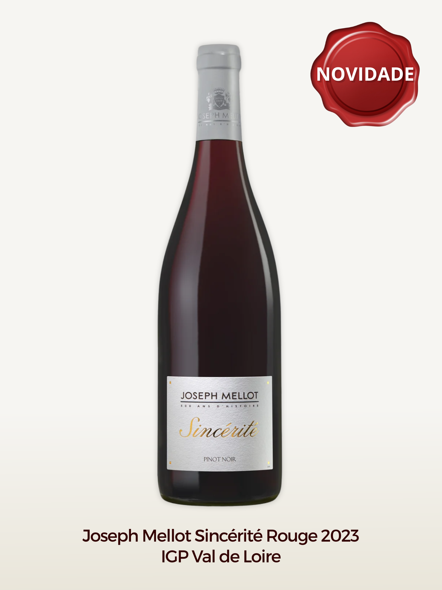 Joseph Mellot Sincérité Rouge 2023<