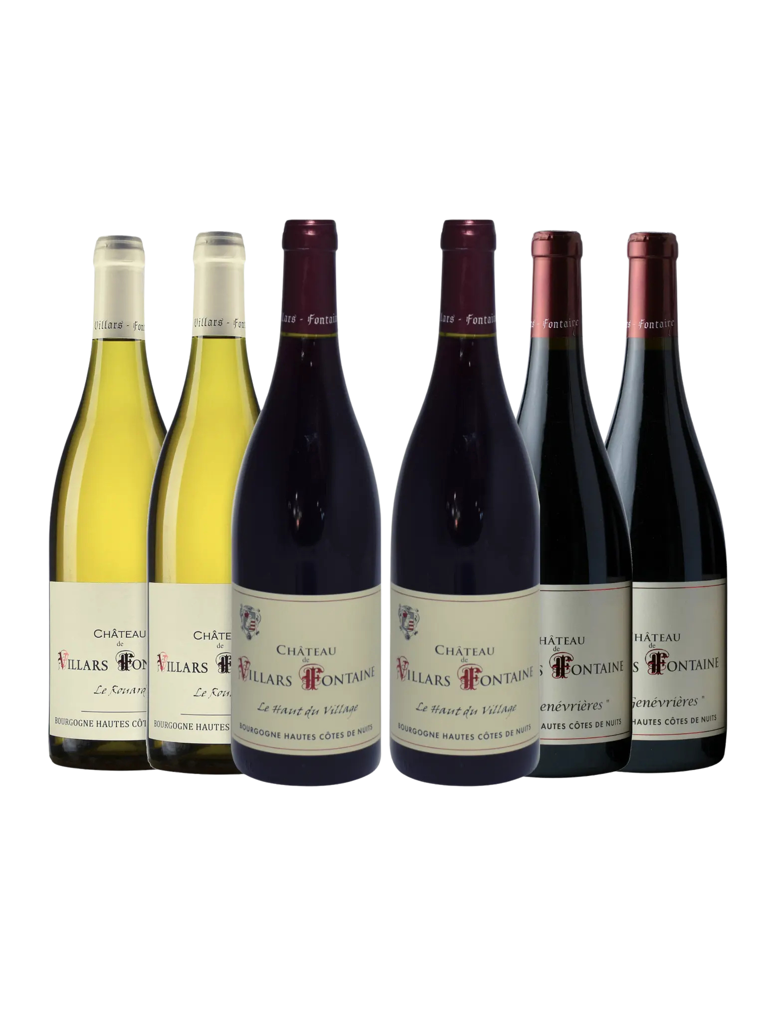 Kit Villars-Fontaine 6 garrafas